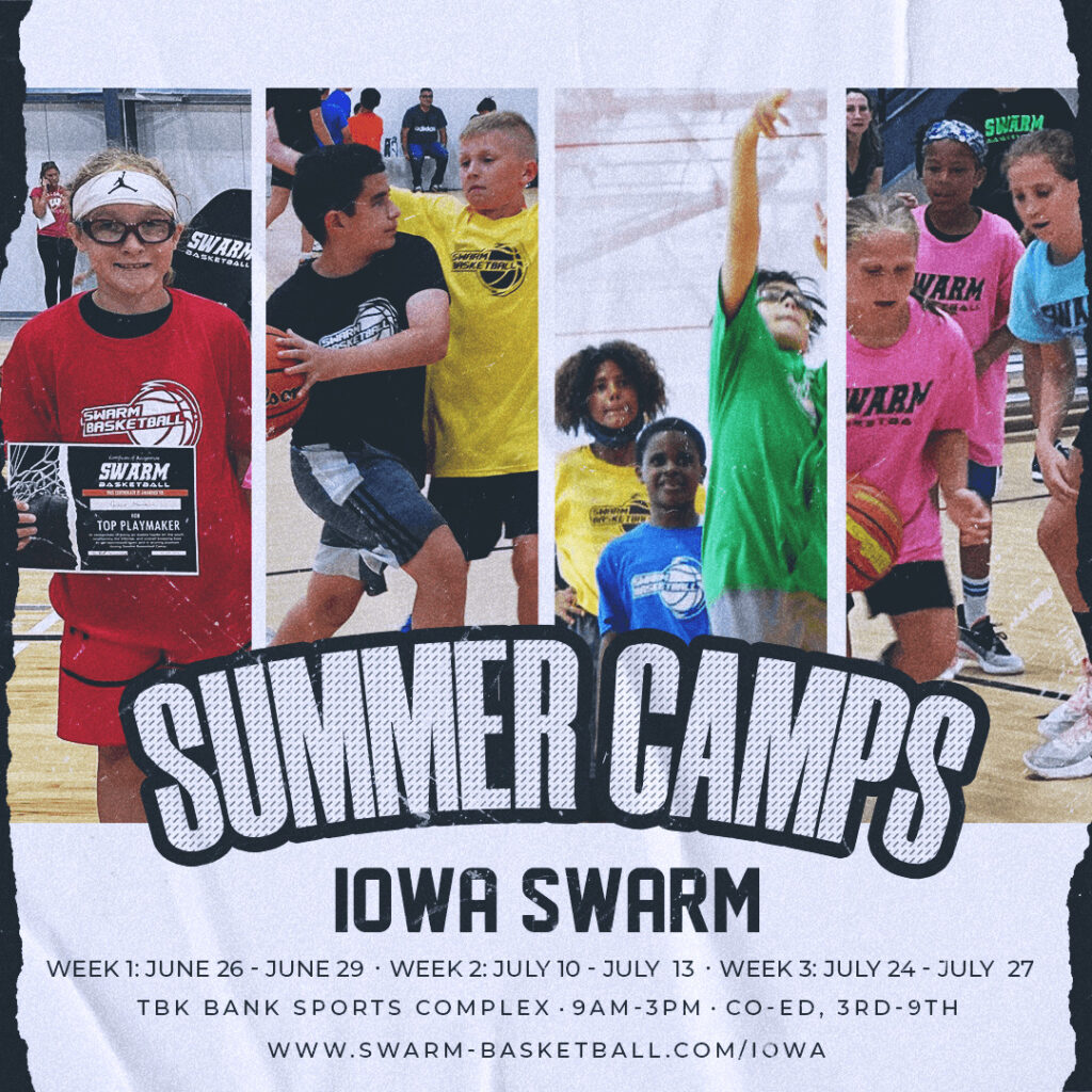 Iowa Swarm Basketball Camp 2023 TBK Bank Sports Complex & Entertainment