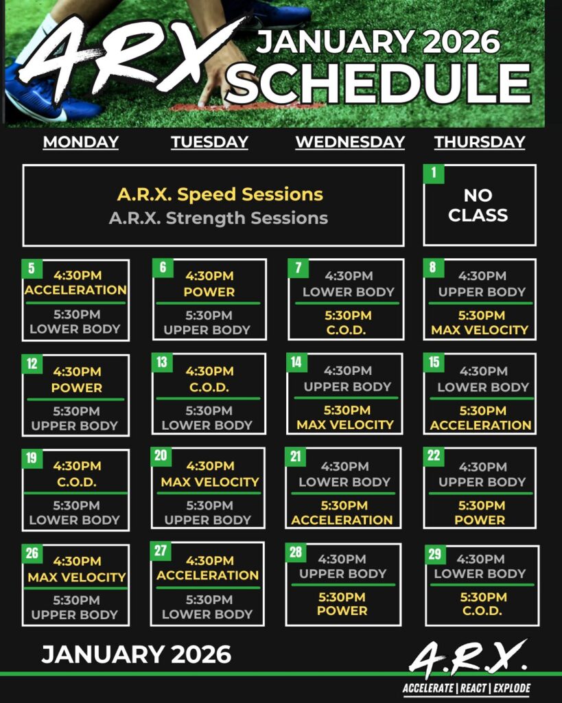 January 2026 Schedule